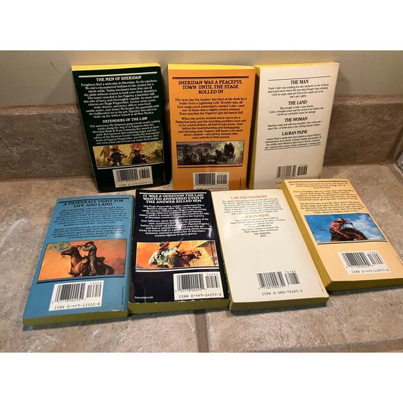 Lauran Paine Book Lot, Westerns, Paperbacks, Cowboys, Historical, Wild West - Picture 2 of 6